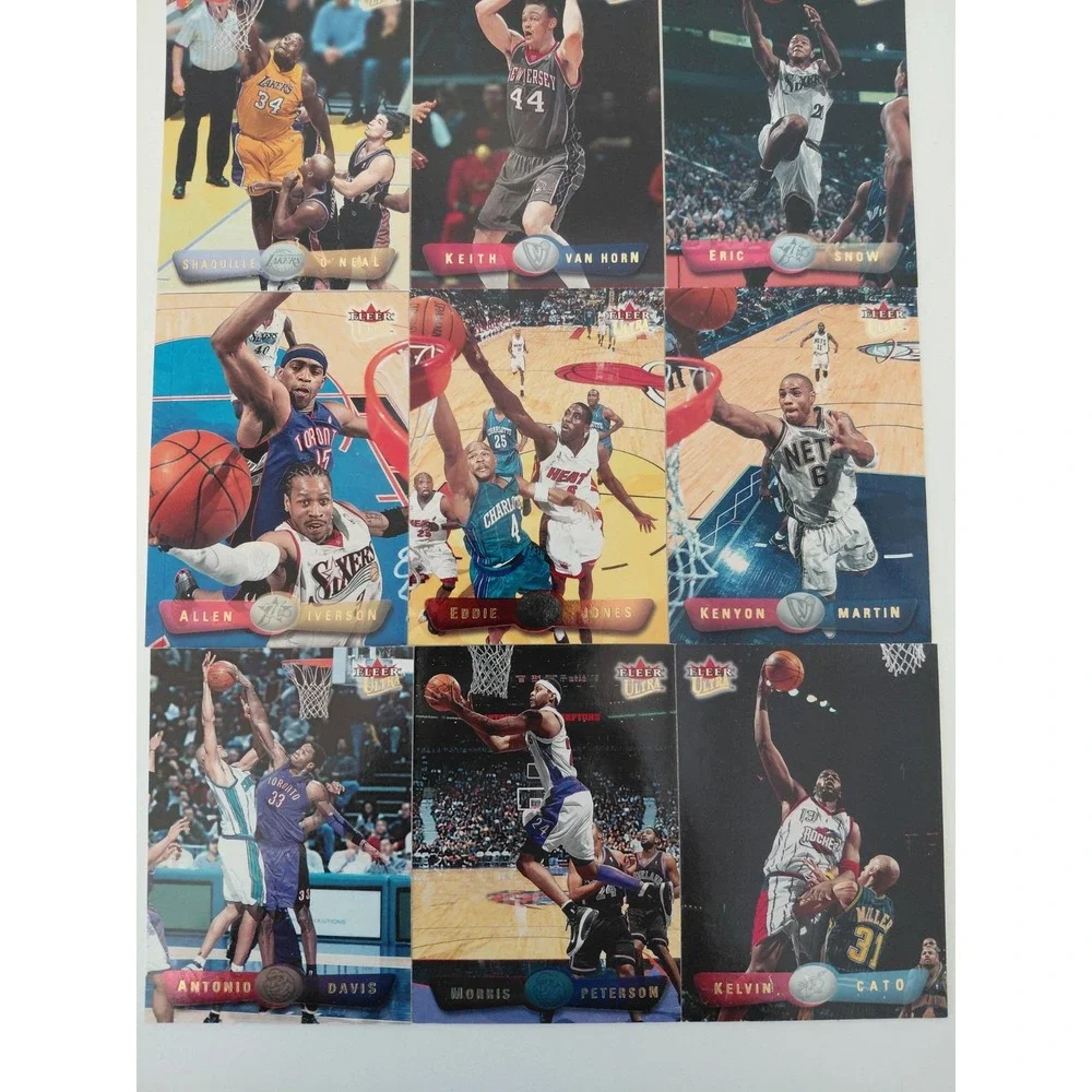 LOT of 12 VTG Trading Cards NBA 01-02 Fleer Ultra Skybox No Duplicates‎